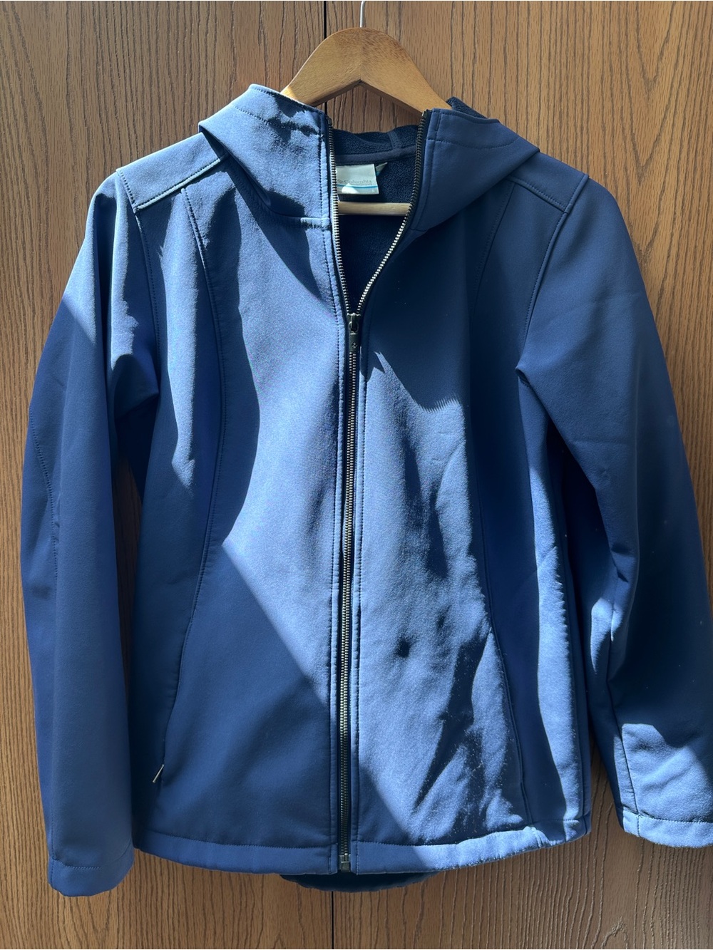 Women’s Columbia Dark Periwinkle Hooded Softshell Jacket